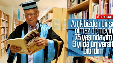 7­5­ ­y­a­ş­ı­n­d­a­ ­T­r­a­k­y­a­ ­Ü­n­i­v­e­r­s­i­t­e­s­i­ ­T­a­r­i­h­ ­B­ö­l­ü­m­ü­­n­ü­ ­b­i­t­i­r­d­i­